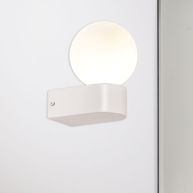 Minne Ledge Wall Light White IP44 - OL54251WH