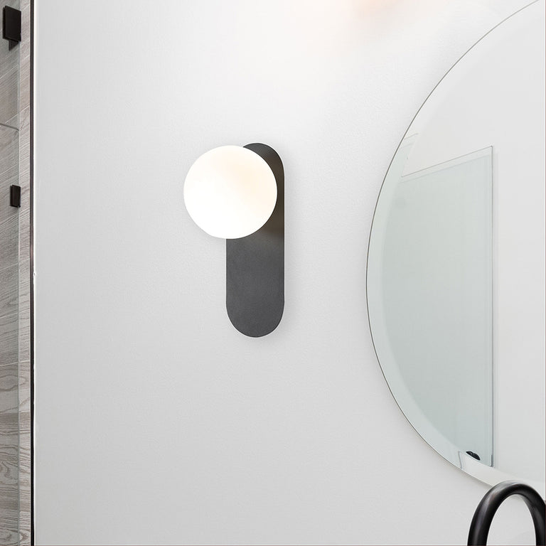 Ping 4W LED Wall Light Black - OL54271BK