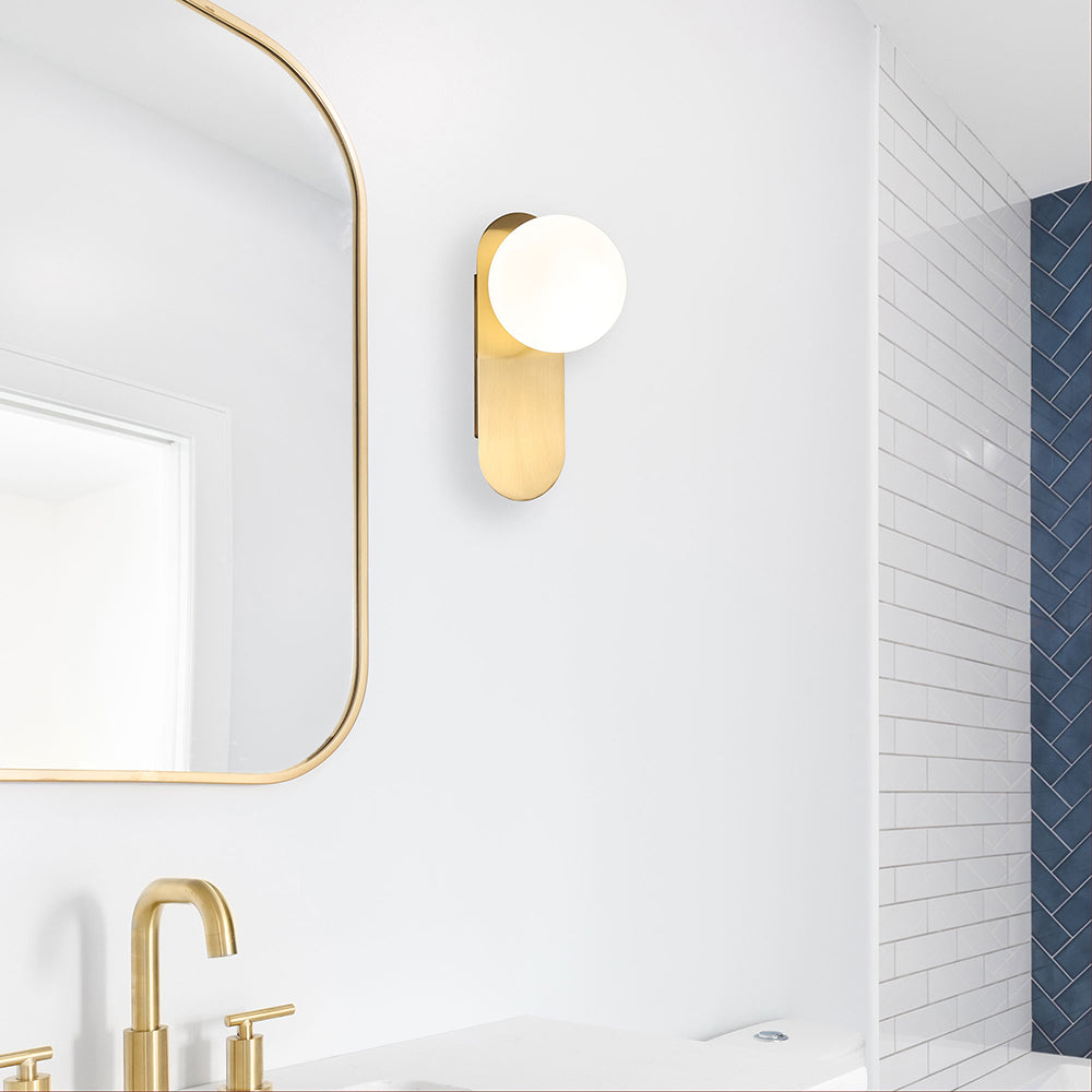 Ping 4W LED Wall Light Satin Brass - OL54271SB