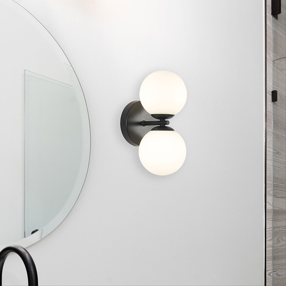 Oberon.2 Light Wall Light Black - OL54292BK