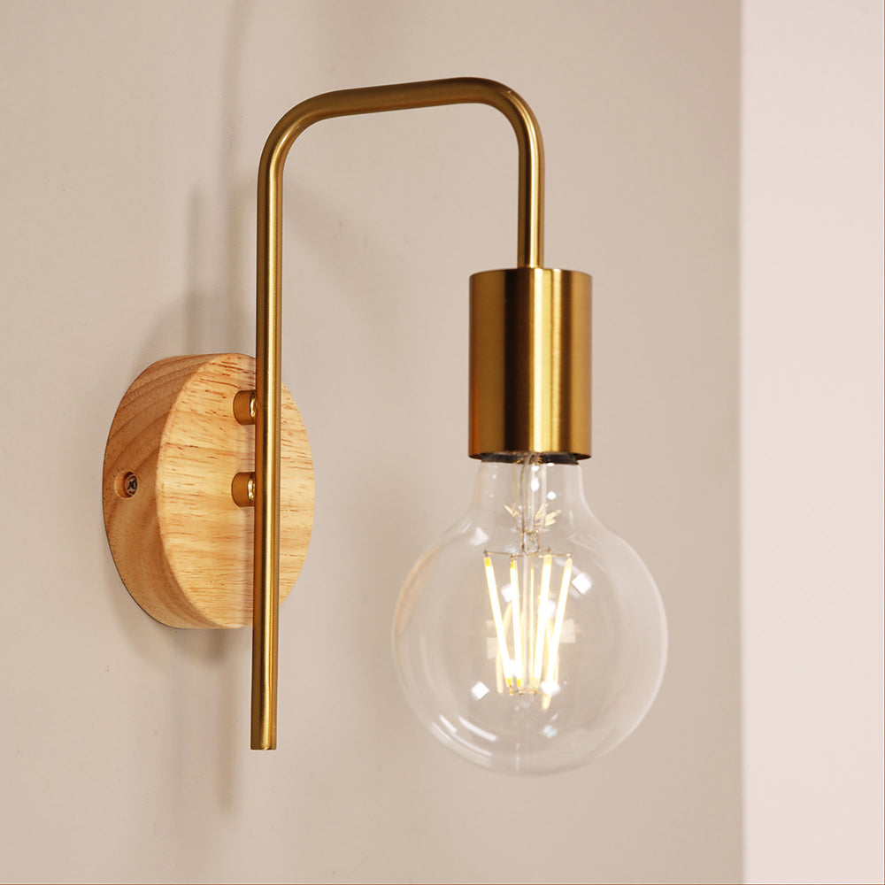 Lane Real Timber Wall Light Satin Brass - OL54310SB