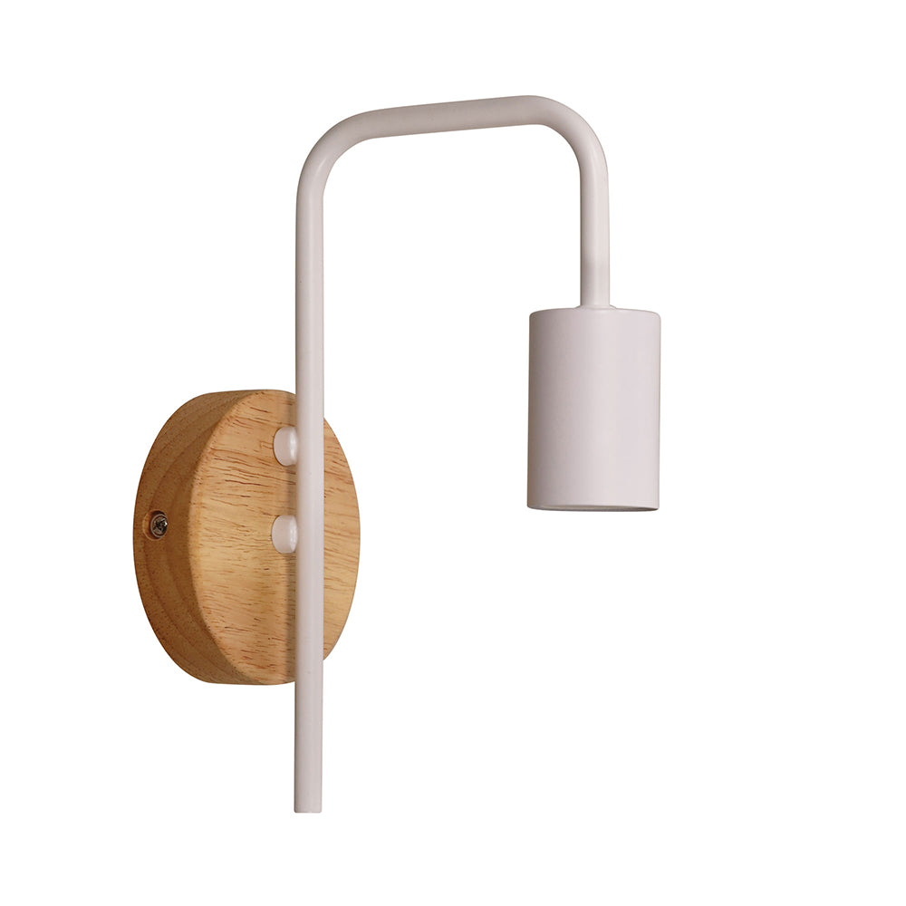 Lane Real Timber Wall Light White - OL54310WH