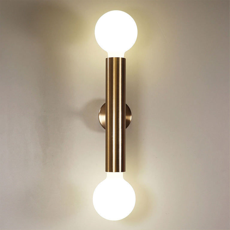 Toli Twin Wall Light Satin Brass - OL54402SB