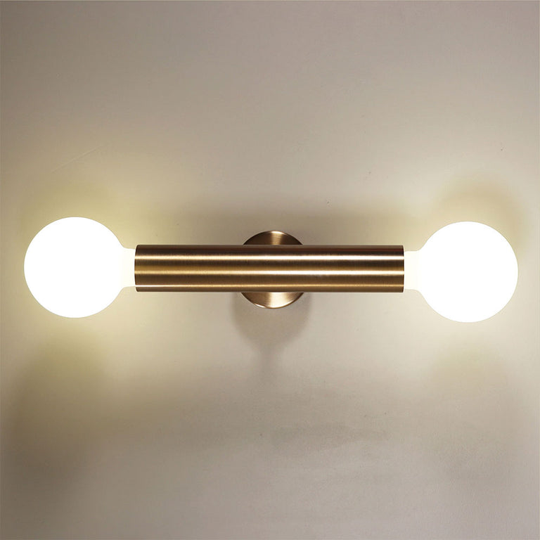 Toli Twin Wall Light Satin Brass - OL54402SB