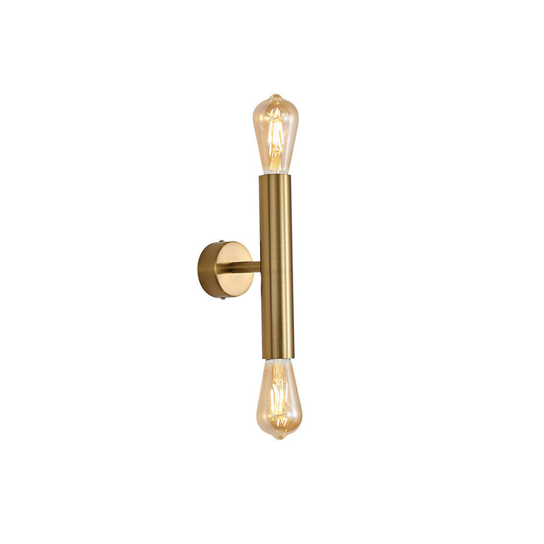 Toli Twin Wall Light Satin Brass - OL54402SB