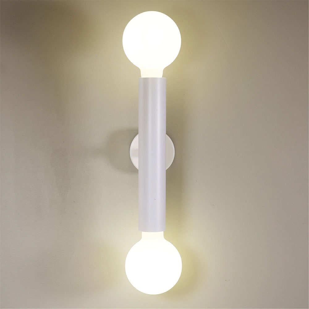 Toli Twin Wall Light White - OL54402WH