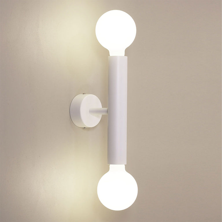 Toli Twin Wall Light White - OL54402WH