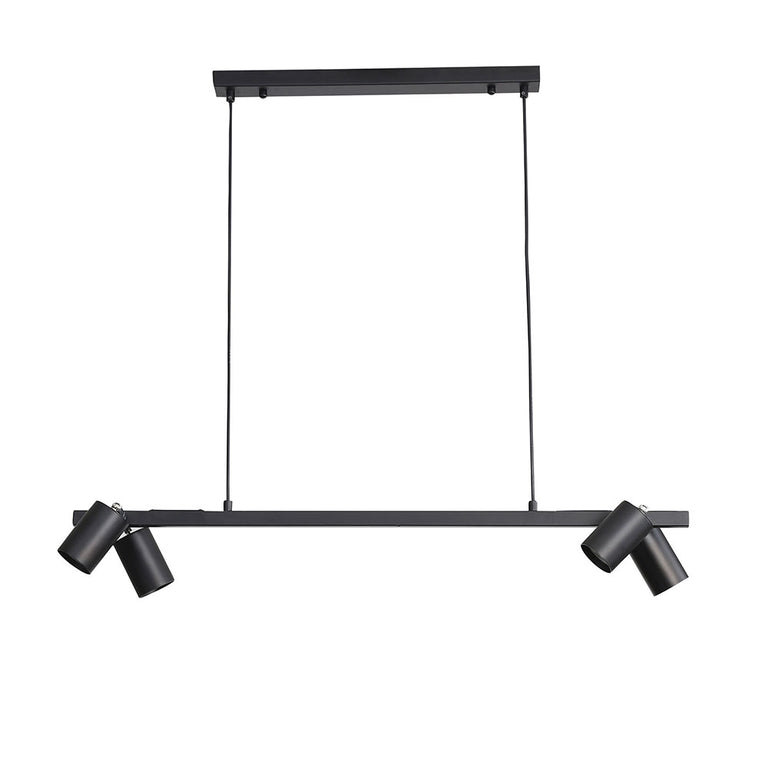 Bridge 4 Light Pendant Black - OL56013/4BK