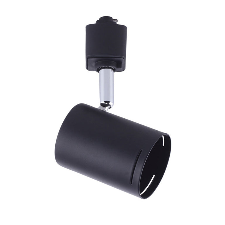 Baril 1 Light GU10 Adjustable Track Spotlight Black - OL58615BK