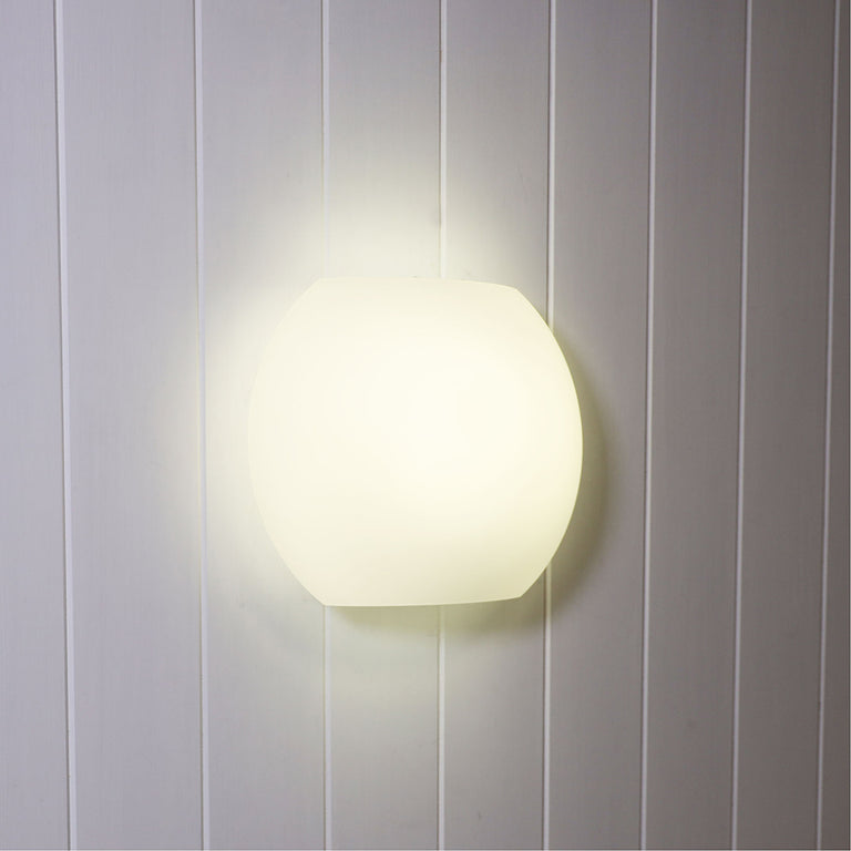 Elba Round Wall Light Opal - OL59407