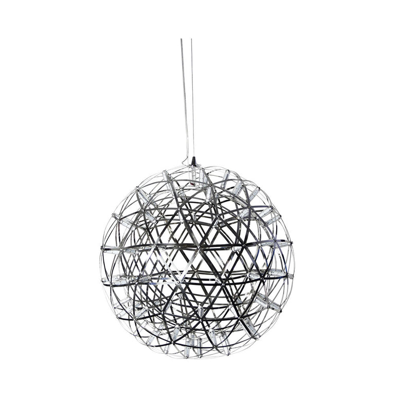 Spatial.550 Geometric LED Pendant Stainless Steel - OL60392/55