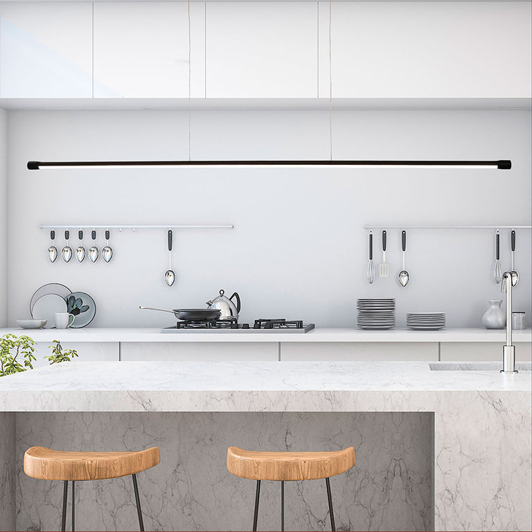 Edge.1500 30W Dimmable LED Pendant Black / Tri-Colour - OL60613/1500BK