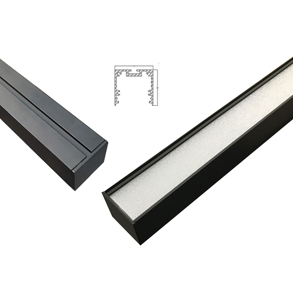 Shard.1800 34W Dimmable LED Pendant Black / Tri-Colour - OL60628/1800BK