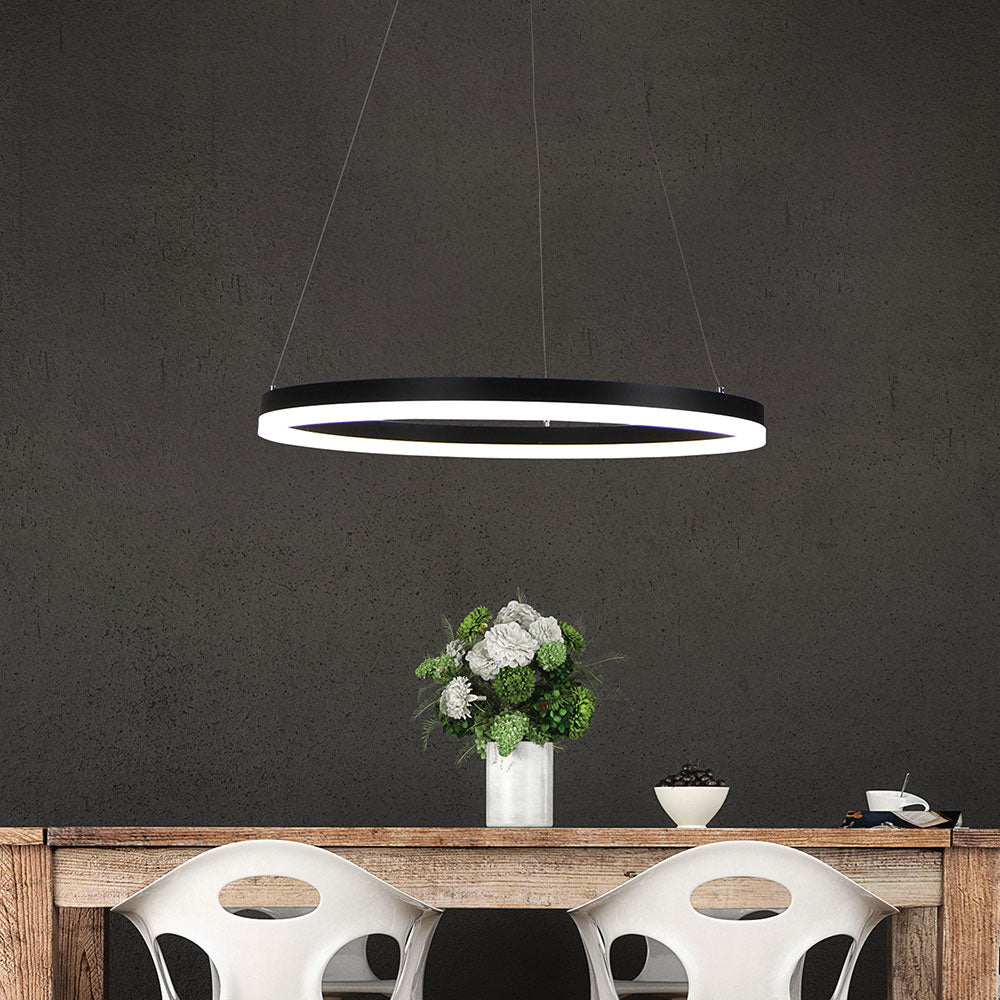 Cronus 24W LED Dimmable Pendant Black / Tri-Colour  - OL60634/60BK