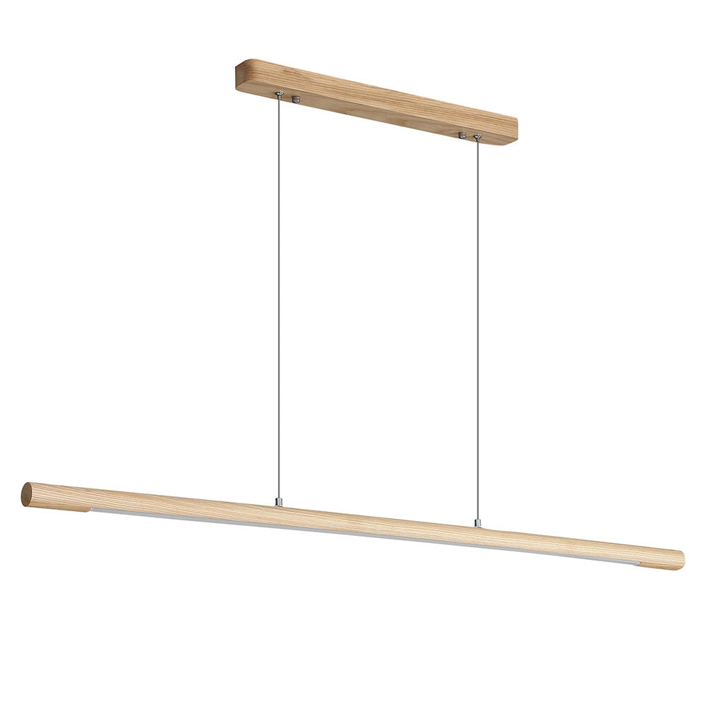 Caber 20W LED Pendant Ash Wood / Tri-Colour - OL60640/1200