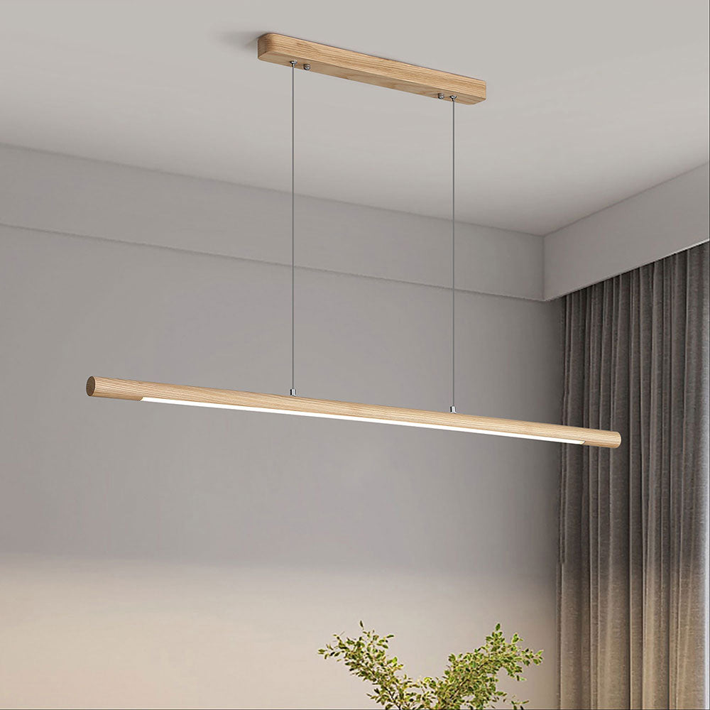 Caber 20W LED Pendant Ash Wood / Tri-Colour - OL60640/1200