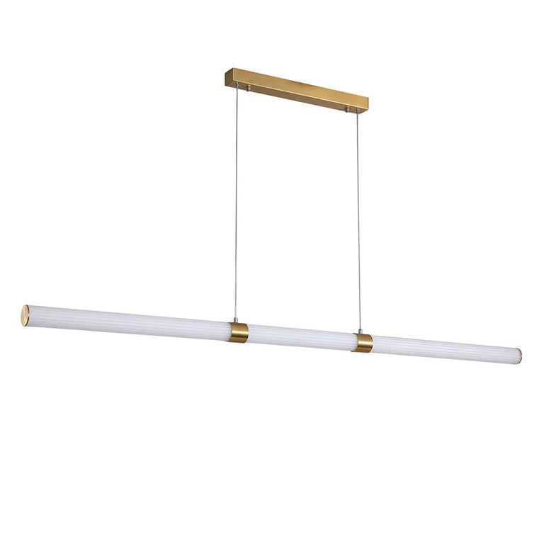 Maxwell.150 30W LED Dimmable Pendant Satin Brass / Tri-Colour - OL60670/150SB