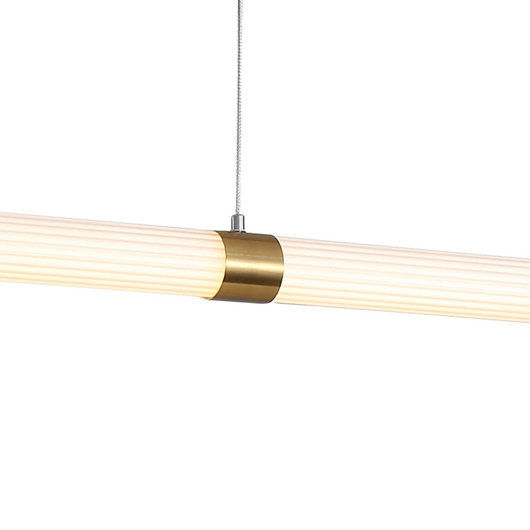 Maxwell.150 30W LED Dimmable Pendant Satin Brass / Tri-Colour - OL60670/150SB