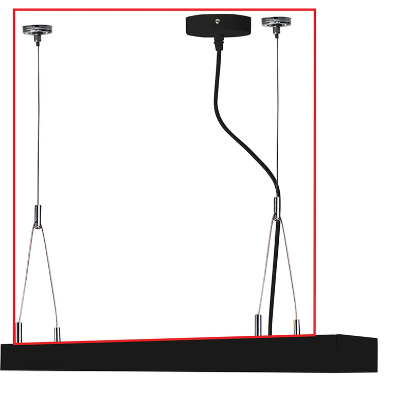 Vana LED Suspension Black - OL60775BK