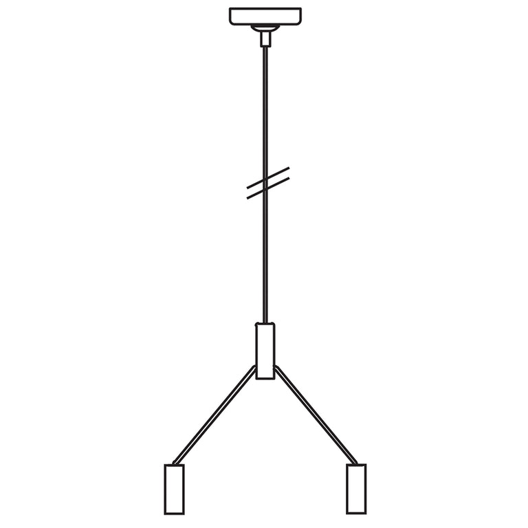 Vana LED Suspension Black - OL60775BK