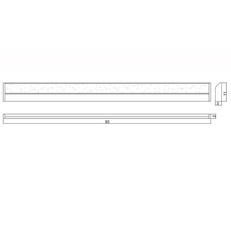 MODE.90 900mm 13.5W LED Vanity Light White / Tri-Colour - OL60853/900WH