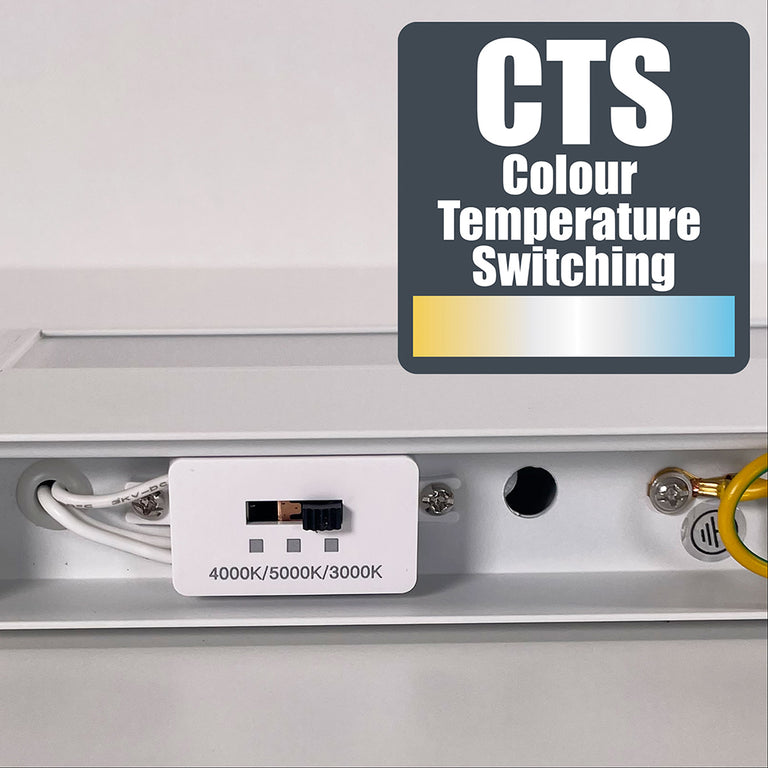 MODE.90 900mm 13.5W LED Vanity Light White / Tri-Colour - OL60853/900WH