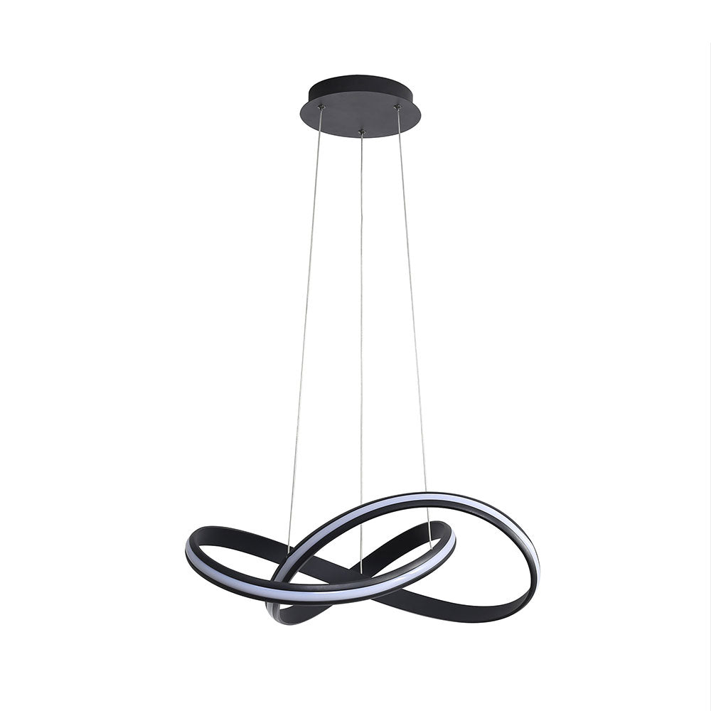 Spira 45W Dimmable LED Pendant Black / Tri-Colour - OL60861/50BK