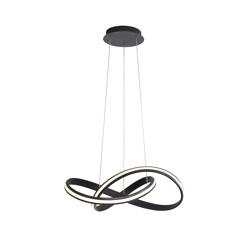 Spira 45W Dimmable LED Pendant Black / Tri-Colour - OL60861/50BK