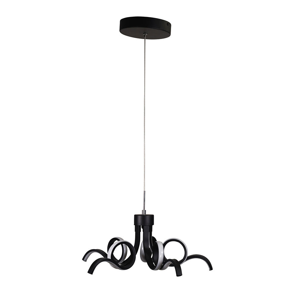 Noodle.50 28W LED Pendant Black / Tri-Colour - OL60973/50BK