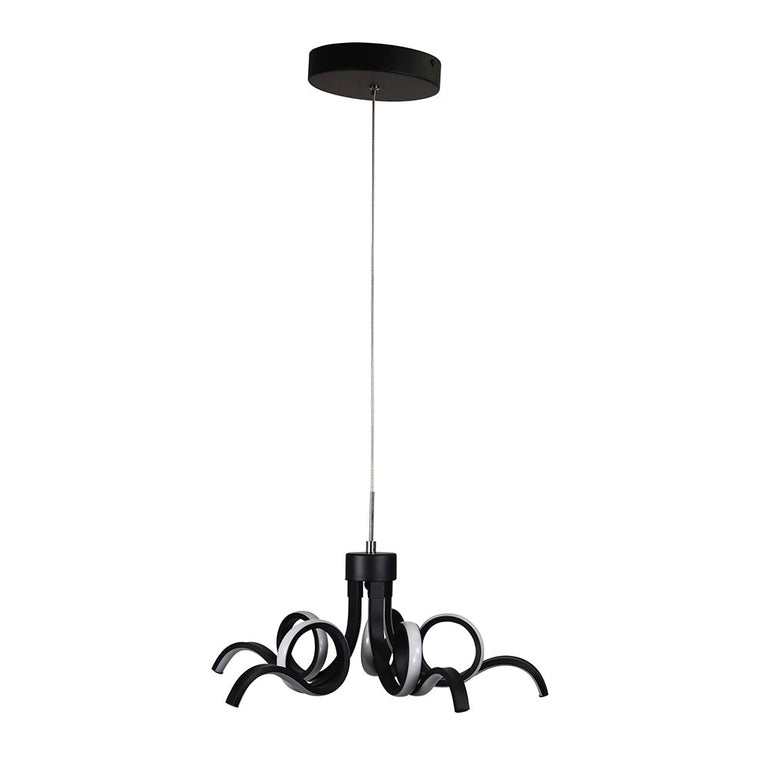 Noodle.50 28W LED Pendant Black / Tri-Colour - OL60973/50BK