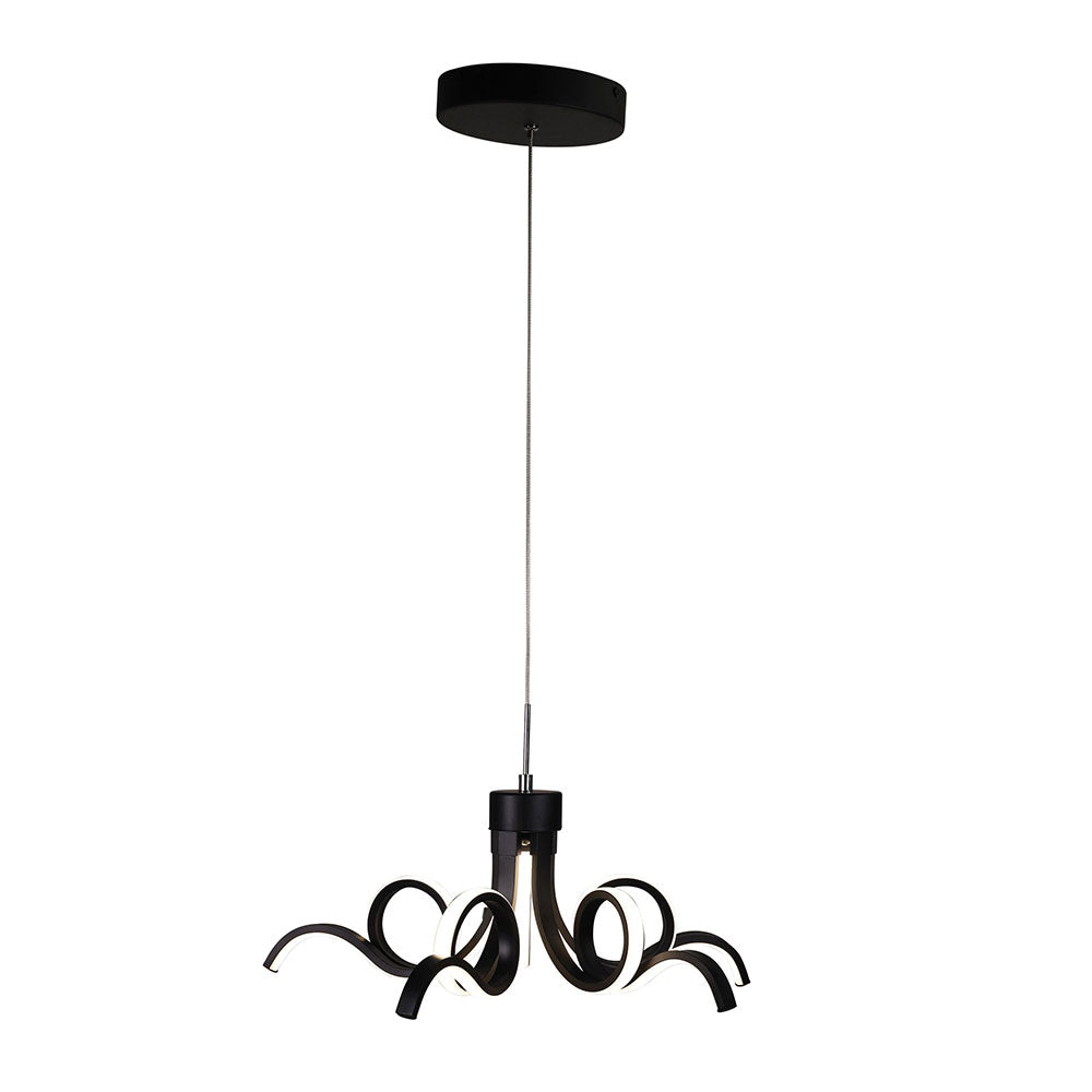 Noodle.50 28W LED Pendant Black / Tri-Colour - OL60973/50BK