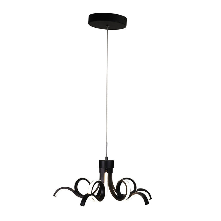 Noodle.50 28W LED Pendant Black / Tri-Colour - OL60973/50BK