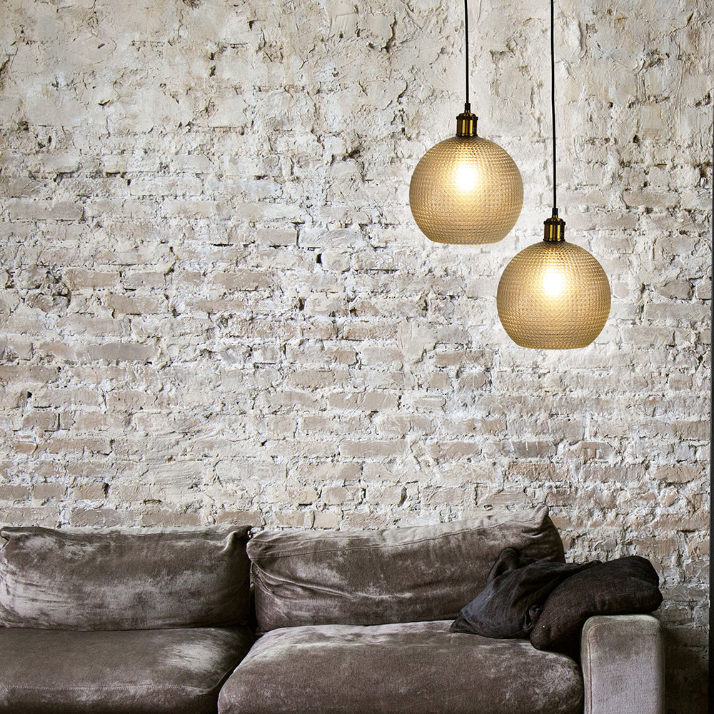 Raffy 1 Light Pendant Clear / Antique Brass - OL62275/25AB