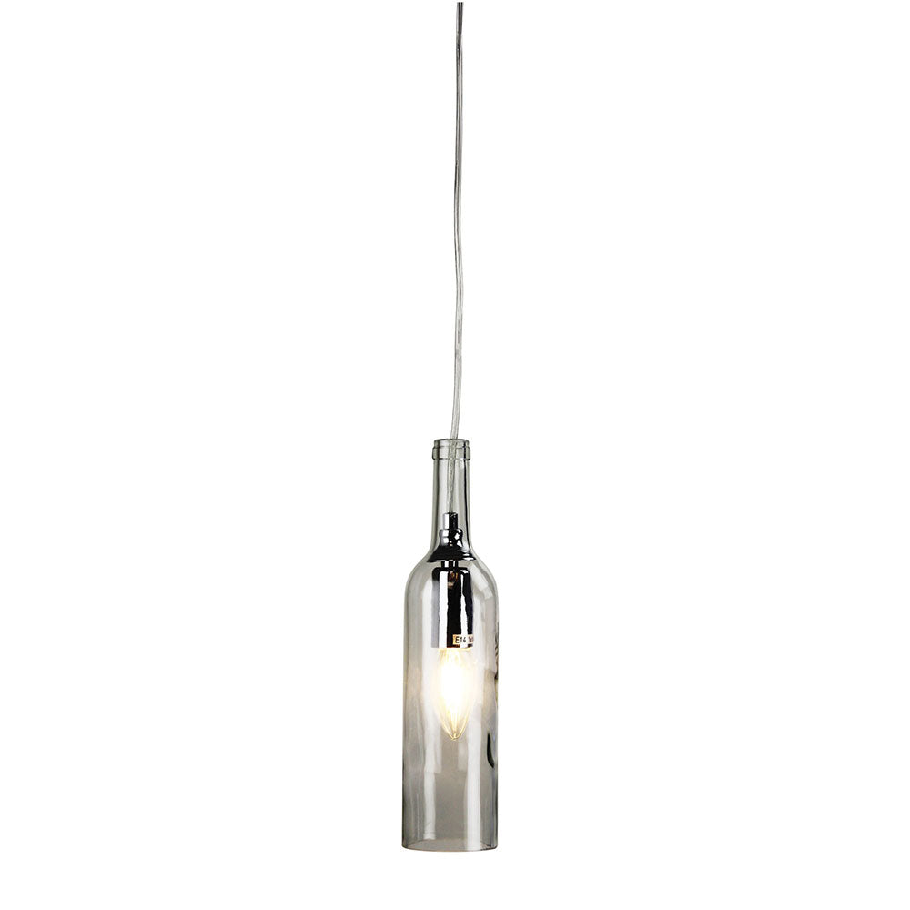 Vin Single Bottle Industrial Pendant Clear - OL63506CL