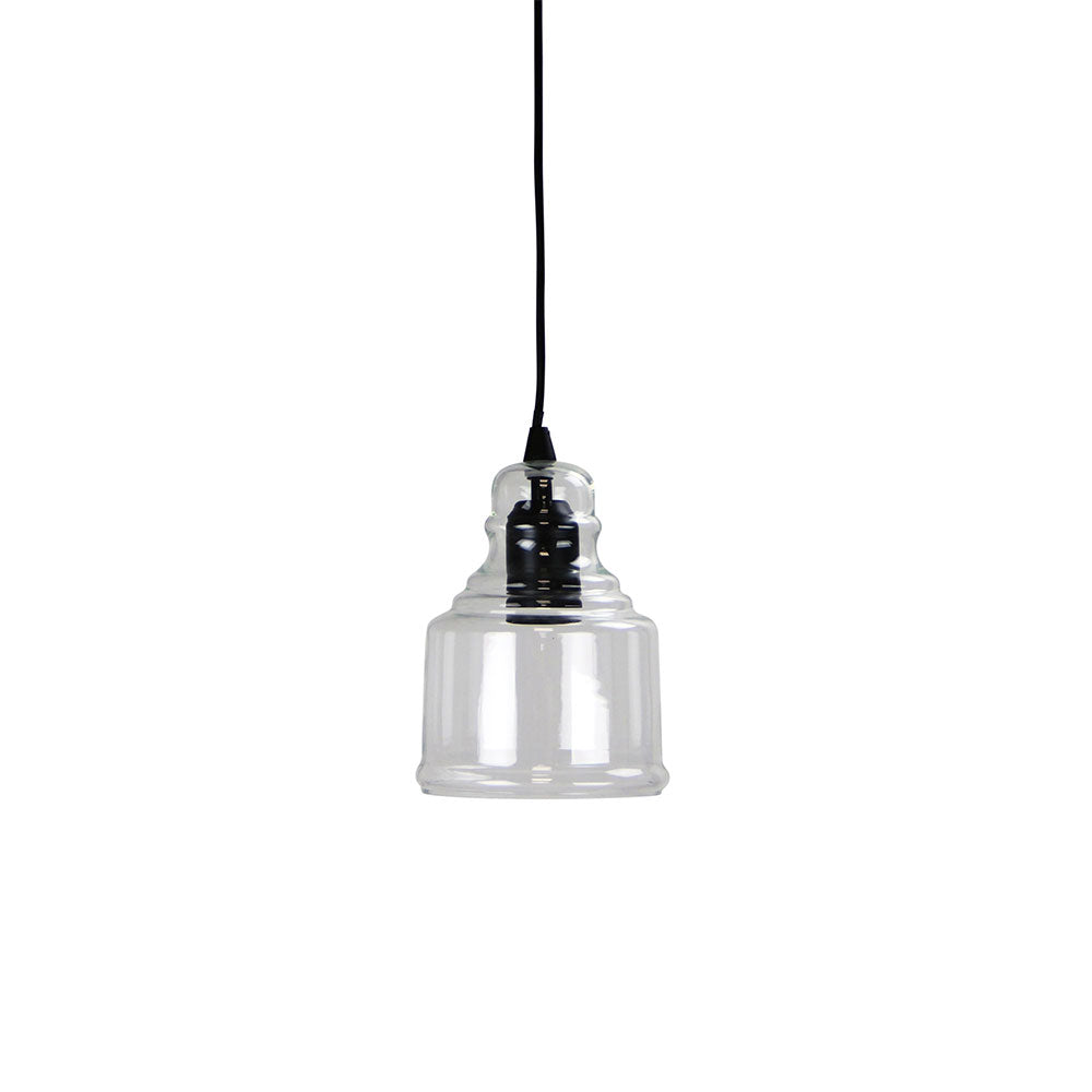 Auburn.2 1 Light Pendant Matt Black - OL63612BK