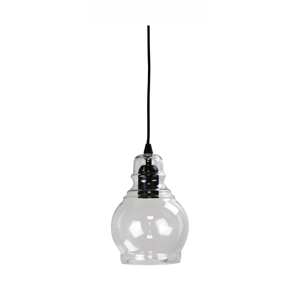 Auburn.3 1 Light Pendant Matt Black - OL63613BK