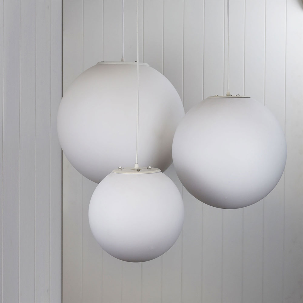 Phase 400mm Acrylic Pendant White - OL64140WH