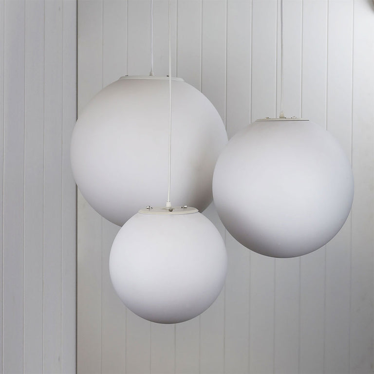 Phase 400mm Acrylic Pendant White - OL64140WH