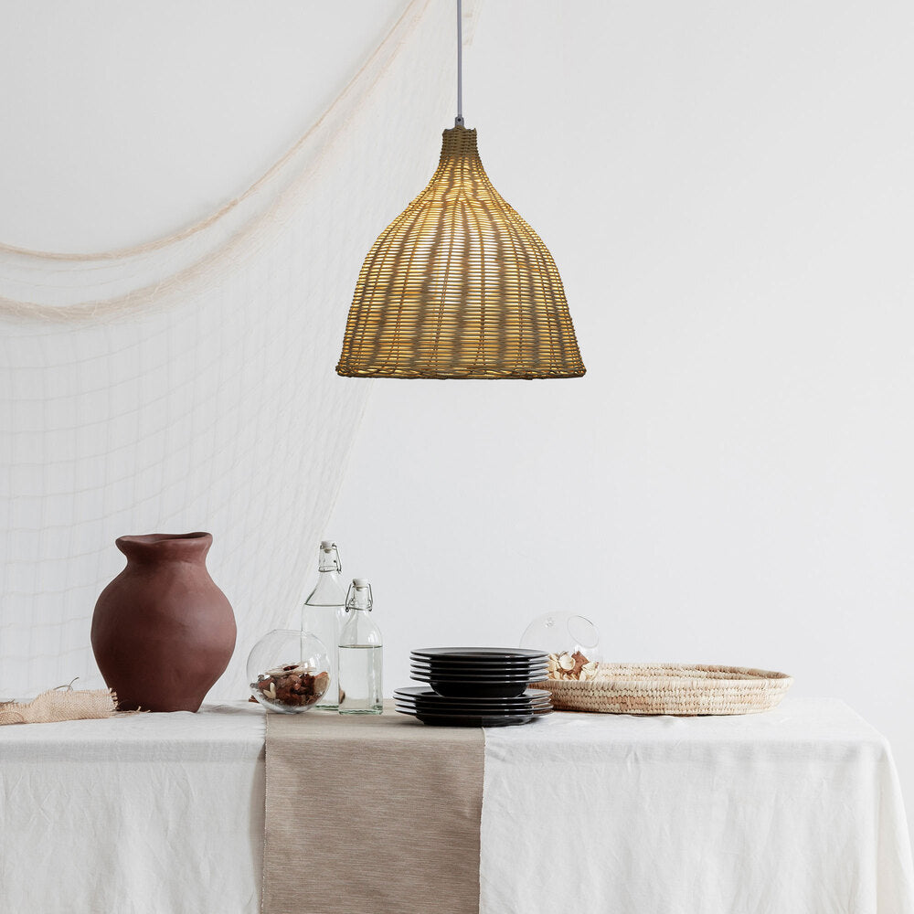 Bukit 1 Light Pendant Natural Rattan - OL64304