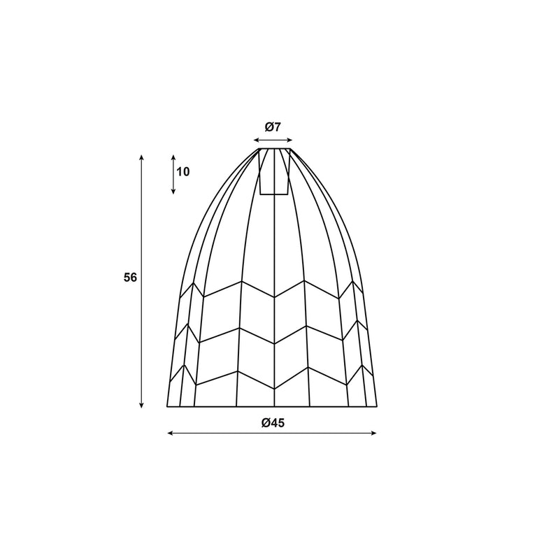 Tanah Rattan Cane Shade Only Natural - OL64455