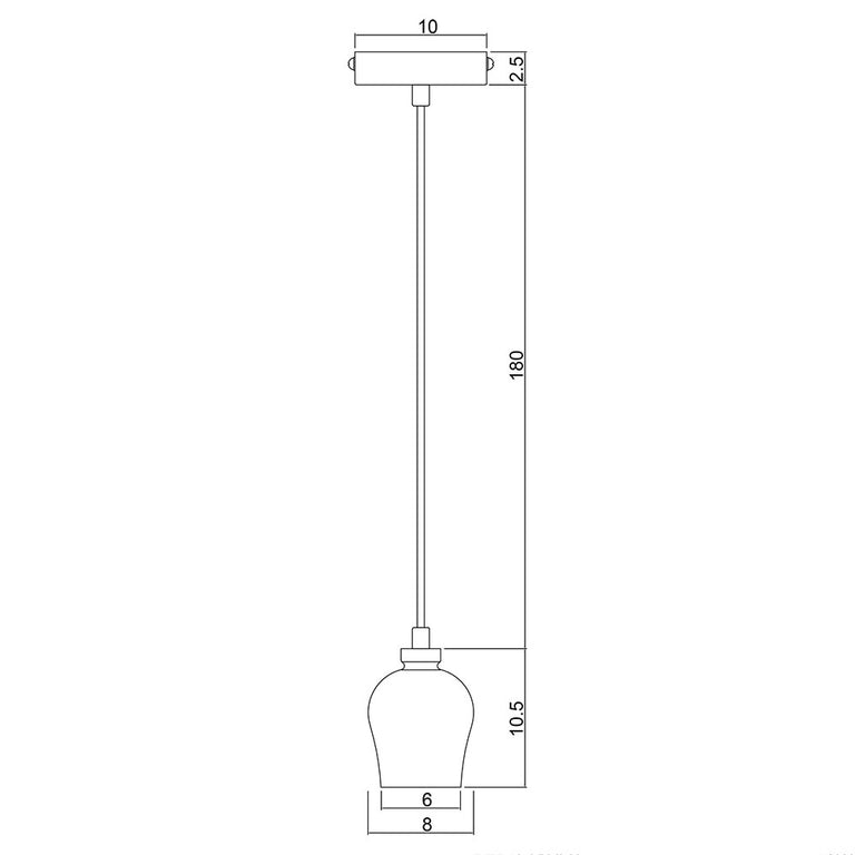 Bud 1 Light Timber Ceiling Light Suspension - OL64719NAT
