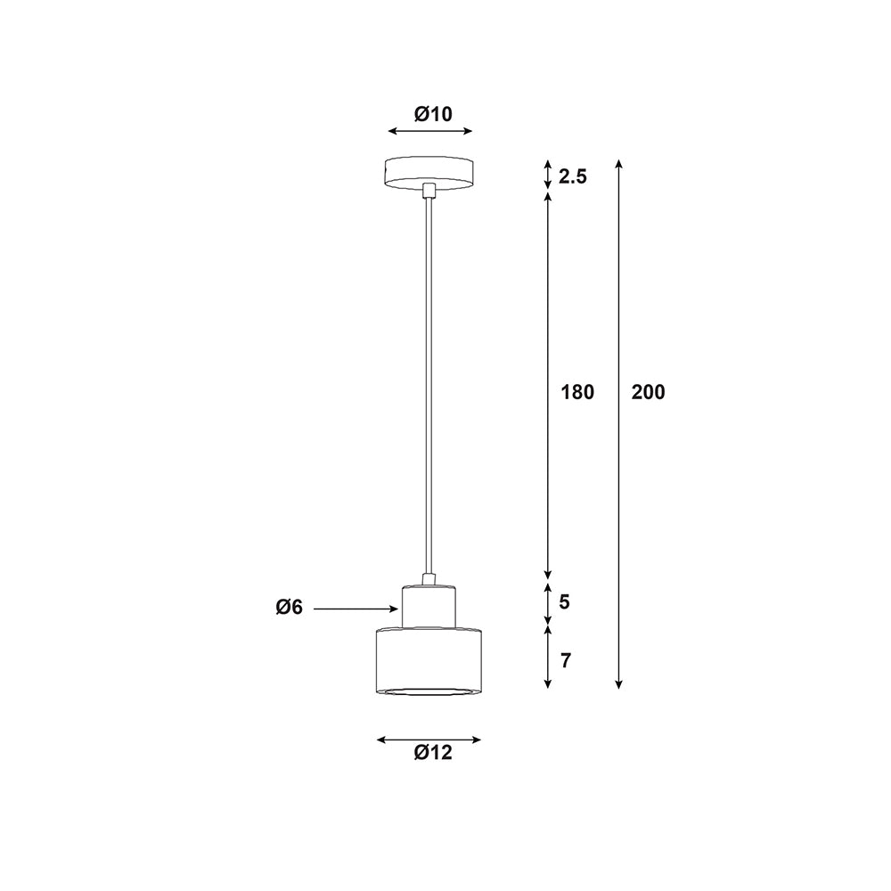 Tibur.120 Travertine and Wood Pendant - OL64752