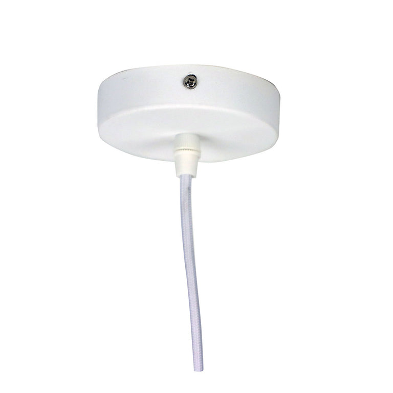 Malt.22 Urban Retro Pendant White - OL64822WH
