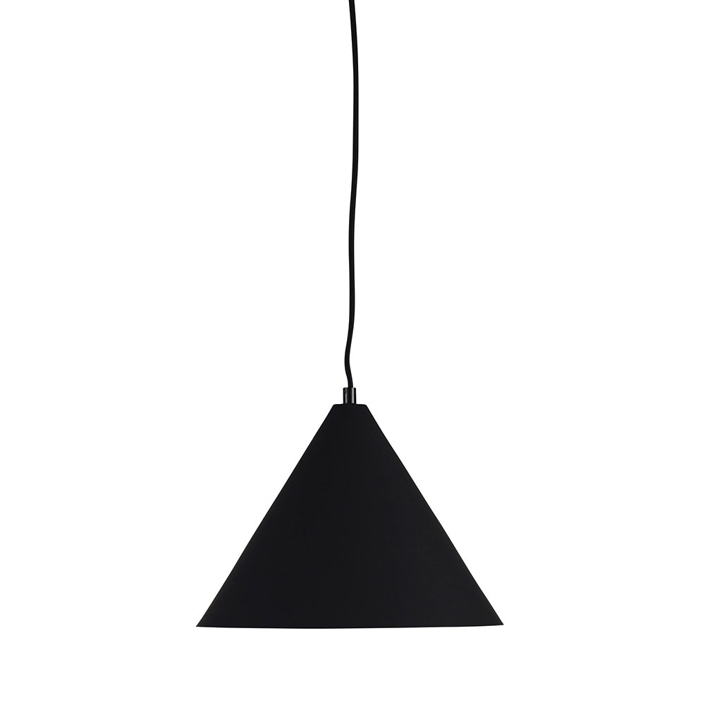 Conic.28 Stylish Conical Pendant Matt Black - OL64910/28BK