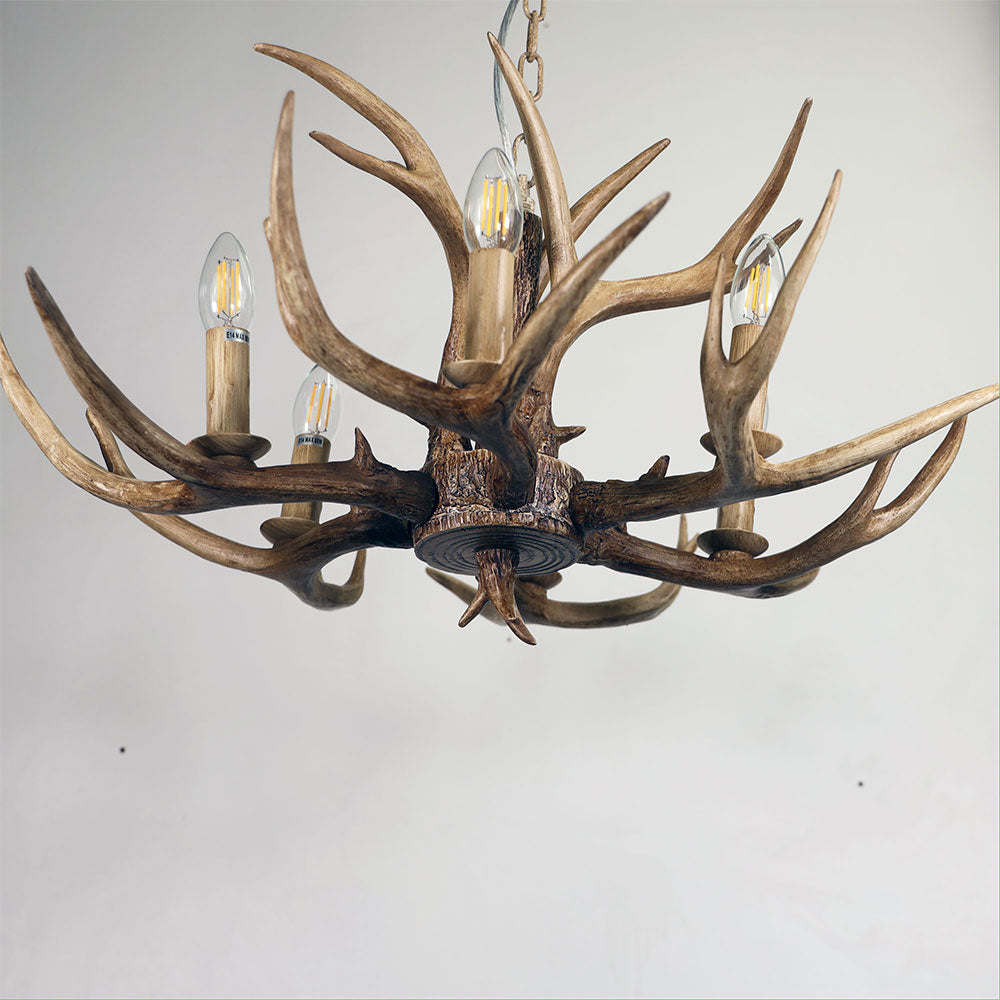 Hyort 6 Light KD Version Pendant Natural - OL65272/6