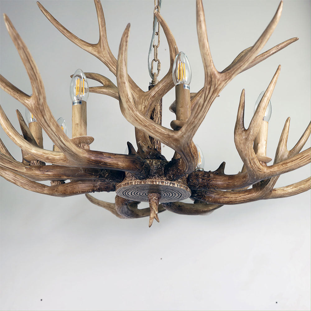 Hyort 8 Light KD Version Pendant Natural - OL65272/8