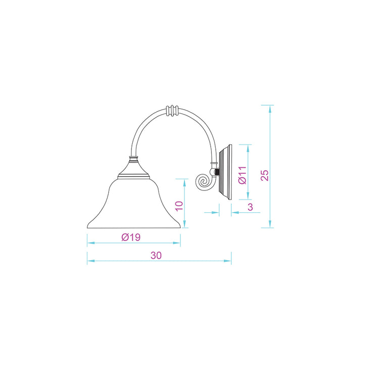 Woodgate Classic Wall Sconce Satin Brass - OL65671SB