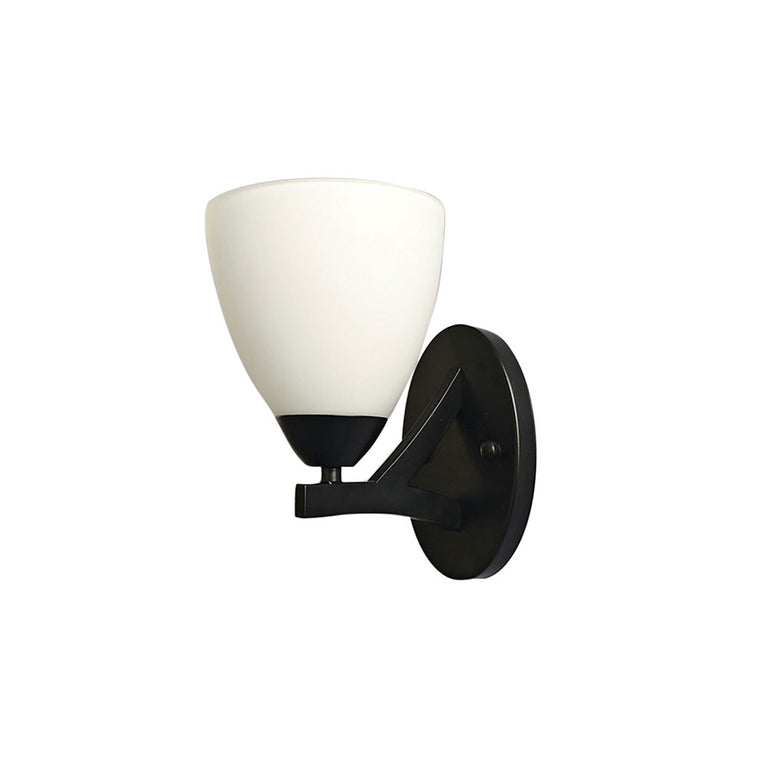 Roxby Traditional Metal Wall Light Black - OL65821BK