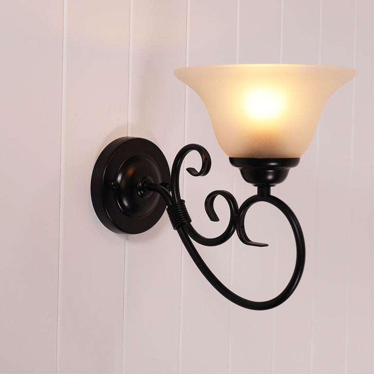 Gaston II Wall Light Black - OL65901BK