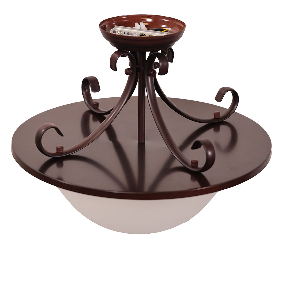 Gaston II 3 Light Traditional CTC Pendant Bronze - OL65933BZ